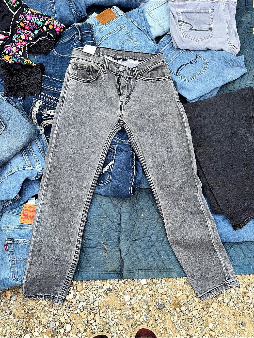 Levi's 512 Slim Taper Jeans Men's Gray Jeans Waist 29x30